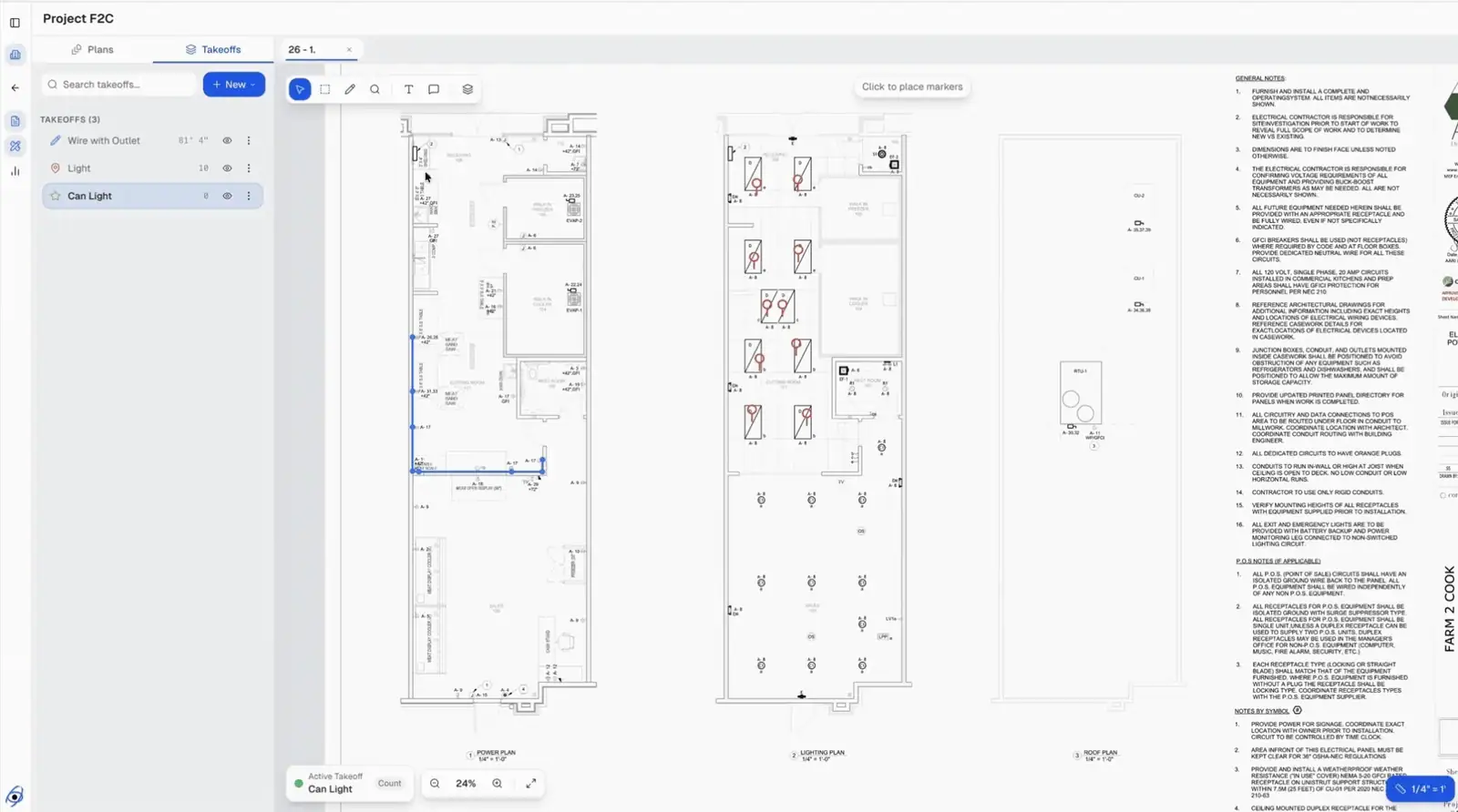 Orys AI symbol detection finding every matching symbol on a blueprint